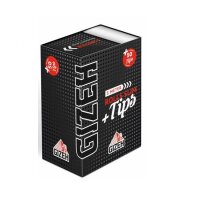 PAP.GIZ.BLACK ROLLS SLIM+TIPS