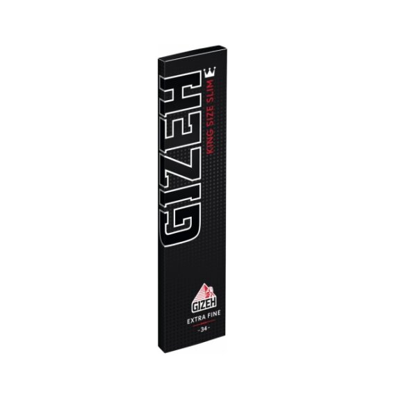 PAP.GIZ.BLACK KING SIZE SLIM 25X34