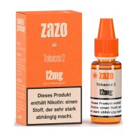 Zazo - 12MG - Tobacco 2 Liquid 10ML