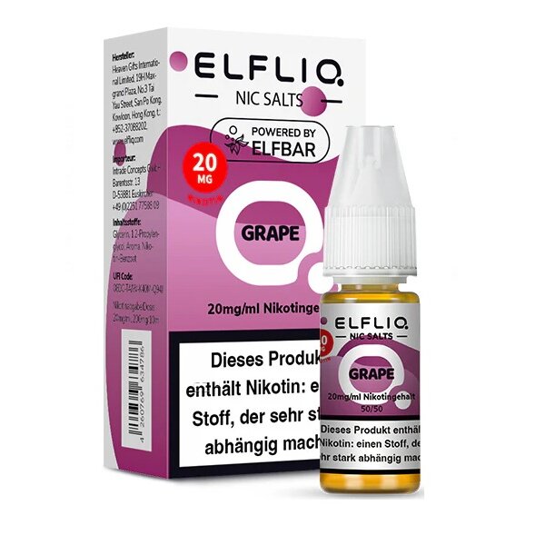 ELFLIQ - 10ml - (20mg Nikotin) - Grape