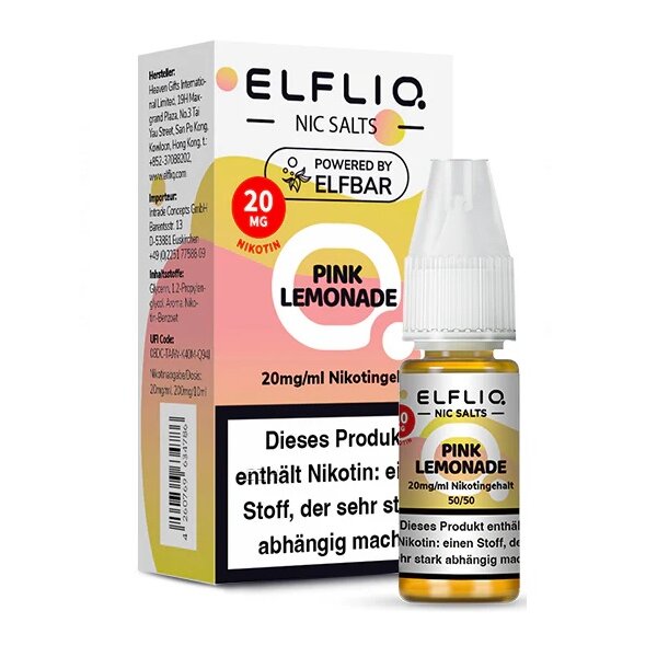 ELFLIQ - 10ml - (20mg Nikotin) - Pink Lemonade
