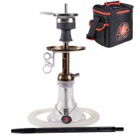 Amy Deluxe Travel Shisha Bronze/Transparent