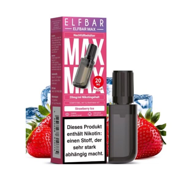 Elf Bar MAX Liquid Pod - Strawberry Ice