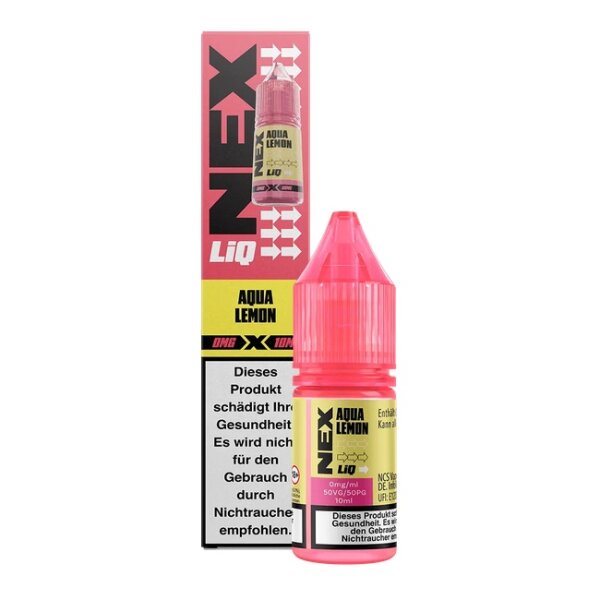 NexLiq - 0MG - Auqa Lemon 10ML