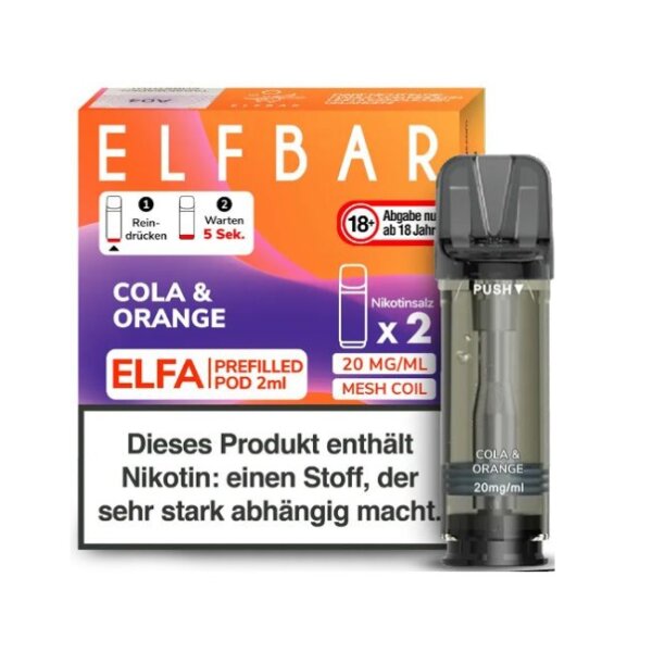 ELFA POD - COLA & ORANGE