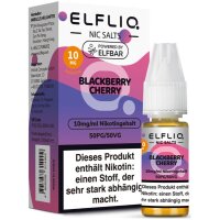 ELFLIQ - 10ml - (10mg Nikotin) - Blackberry Cherry