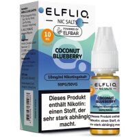 ELFLIQ - 10ml - (10mg Nikotin) - Coconut Blueberry