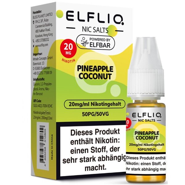 ELFLIQ - 10ml - (20mg Nikotin) - Pineapple Coconut
