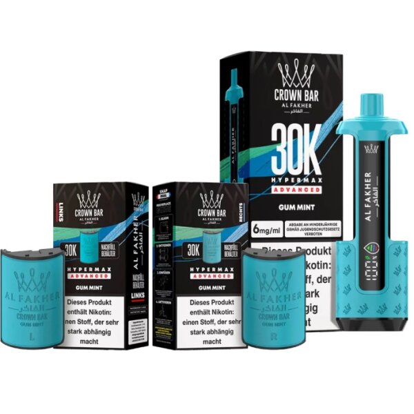 AL Fakher - Hypermaxx 30000 - Starter Set - Blue Razz Lemonade